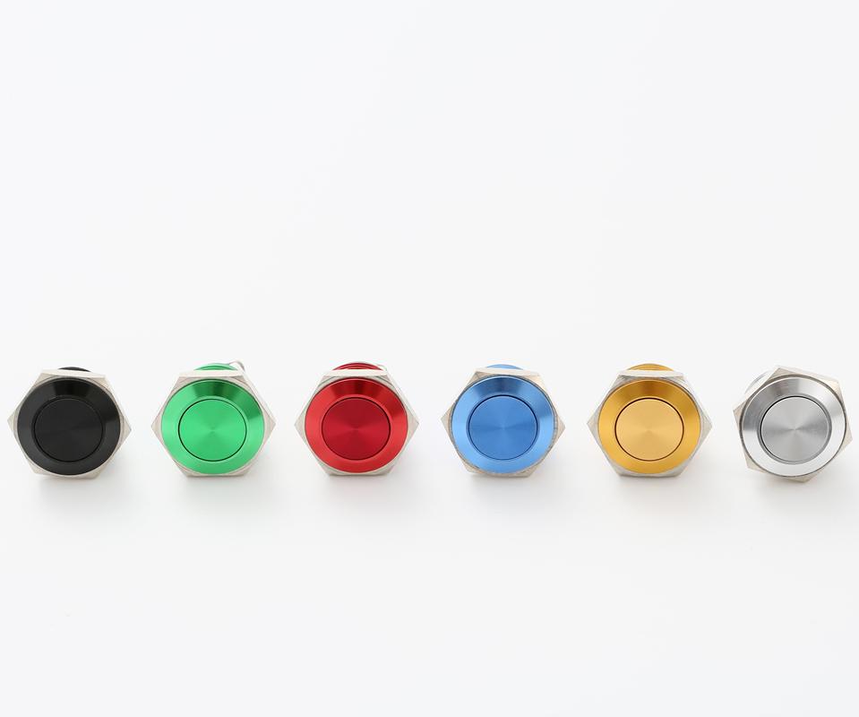 

Smart Home Control ELEWIND 16mm Colorful Aluminium Waterproof IP65 Momentary Push Button Switch Screw Terminal (PM161F-10/CA)