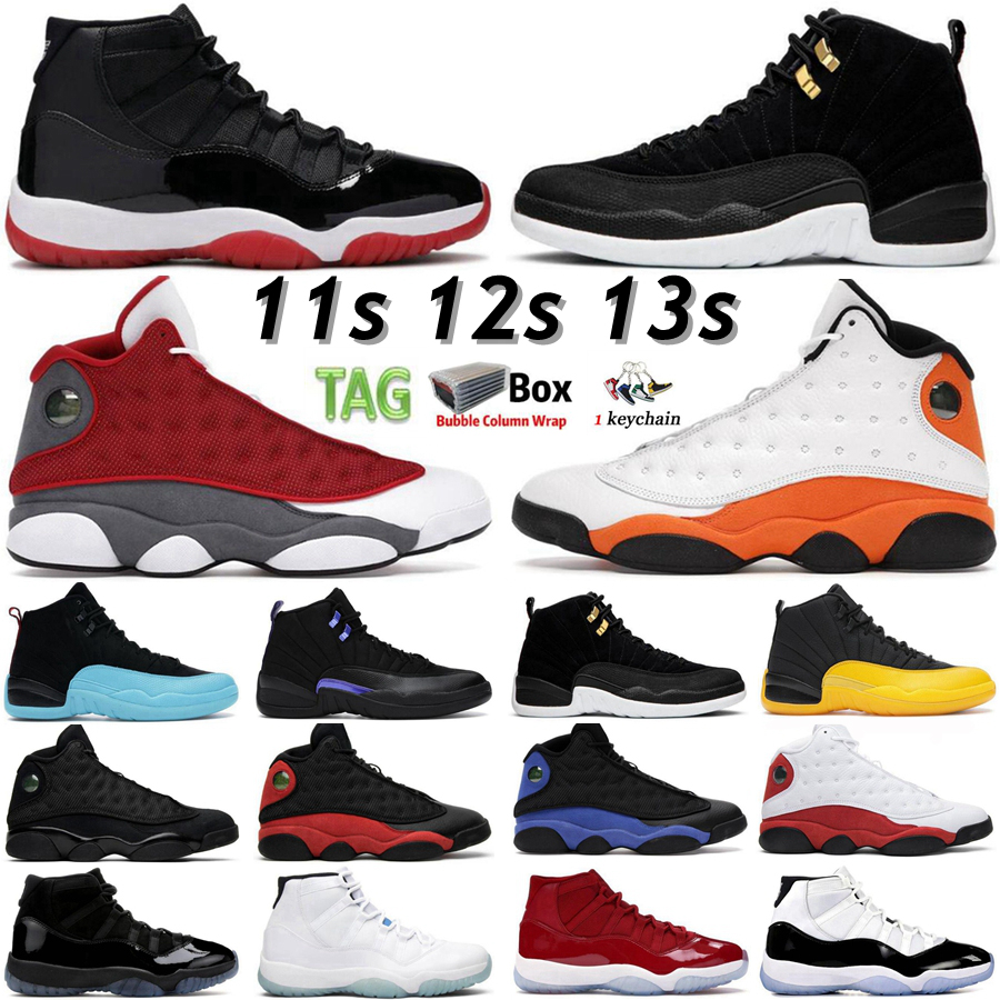 

11 11s 25th Anniversary Bred Concord 45 Space Jam Mens Basketball Shoes 12 12s Indigo Gamma Blue Reverse Taxi 13 13s Chicago Black Hyper Royal Men Women Sneakers, 47