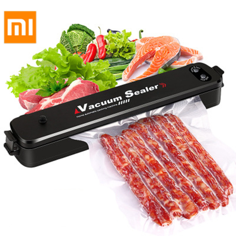 

XIAOMI MIJIA Version Vacuum Food Sealer Upgraded Automatic Household Food Vacuum Sealer Packaging Machine with 10Pcs Bags