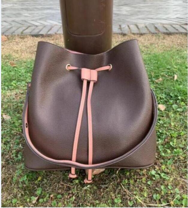 

Bucket Handbags Women's Bags old flower Purses Women Tote fashion Letter pu Leather accessories retro Shoulder crossbody bag M44022 M44887, Brown
