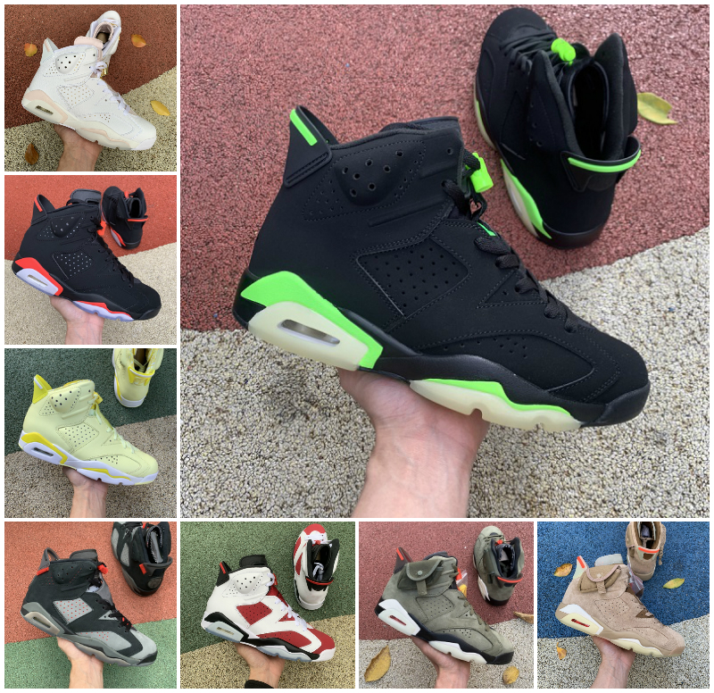 

Top Quality 2021 Electric Green 6 6s Mens Basketball Shoes Flint Washed Gold Hoops Dmp Black Infrared Jumpman British Khaki Tinker OregOn Ducks Unc Trainer Sneakers, Box