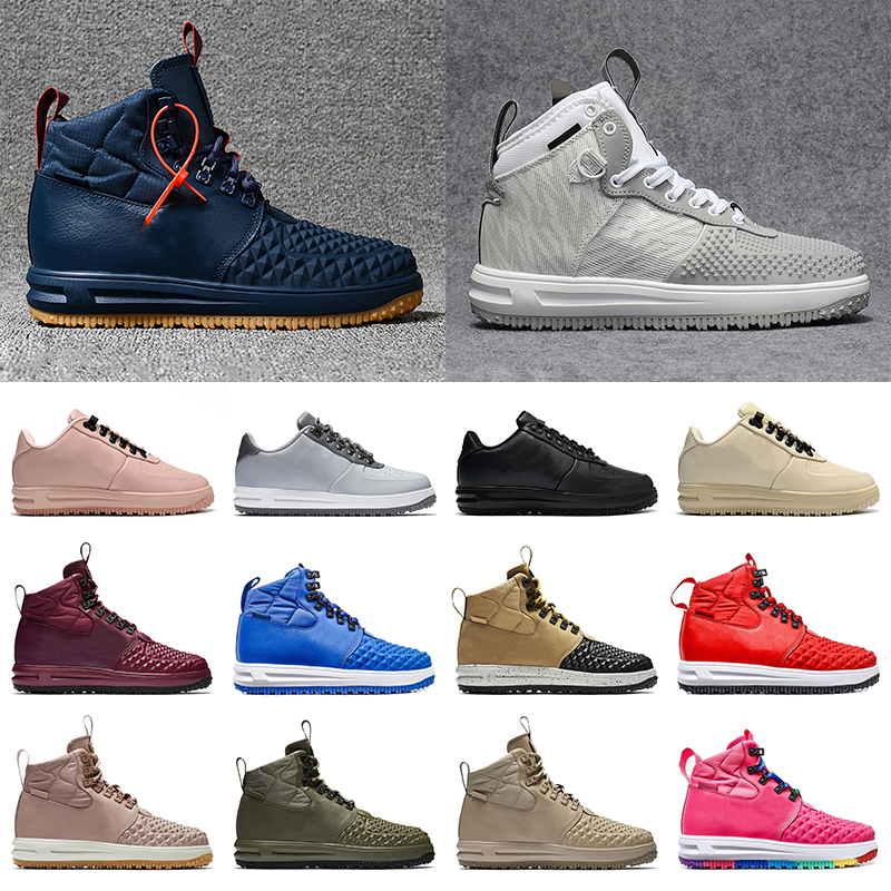 

2022 New LF1 Duck Boots Platform Mens Women Lunar 1 Duckboot Designer Burgundy Blue Gold Black and Tan Pink Multi-Color Medium Olive Particle Pink Sneakers Sports 36-47, Particle pink 36-40