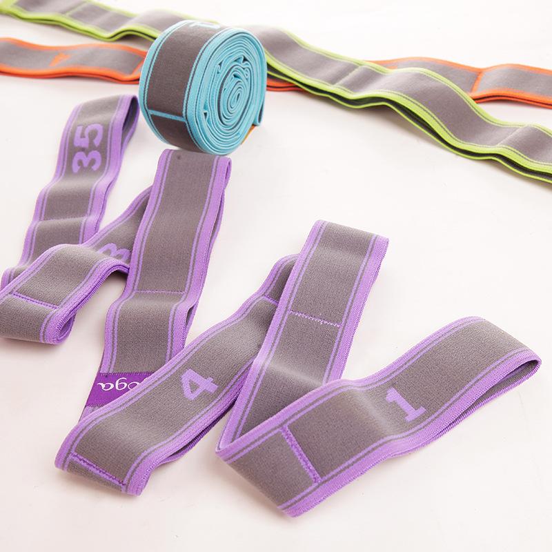 

Yoga Elastic Belt Aid Fitness Resistance Band Squat Tensile Training Stretch Strap Roller Bands