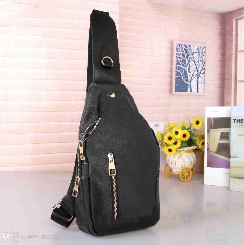 

2021 High quality handmade fashion men sling bag cross body messenger bags 4 colors outdoor women waist bag pack chest bag 1705