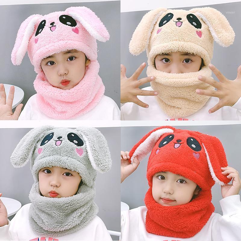 

Scarves Children's Warm Hat Bib Integrated Girl's Neck Cover, Blue;gray