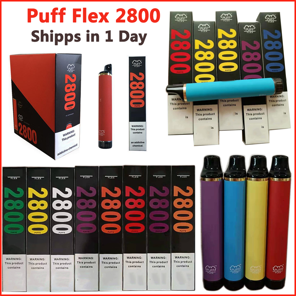 

Wholesale Disposable Vape Pen Puff Flex Bars 2800 puffs disposable pods device vape kits 1500mah battery empty XS Flow XXL Plus Bars