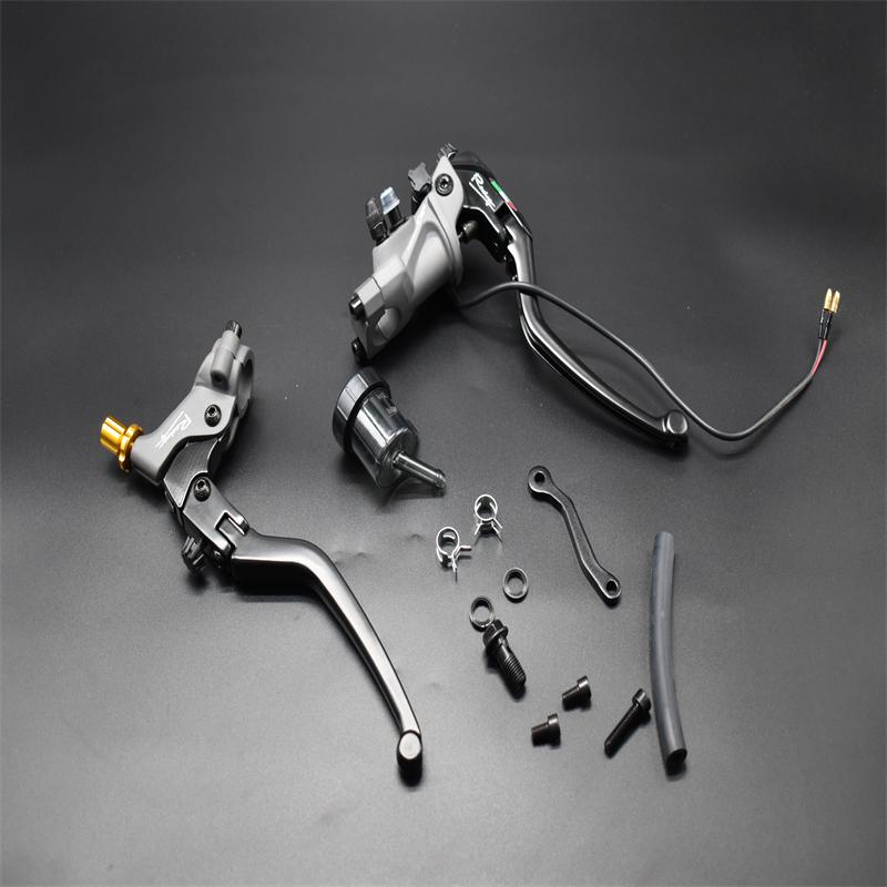 

Motorcycle Brakes 19RCS Universal Piston Radial Cable Brake Master Pump Cylinder Lever Assembly Handle Adjustable Hydraulic Clutch