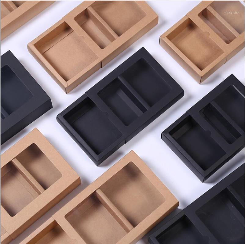 

Gift Wrap 10pcs High Quality Window Drawer Paper Box Cosmetics Tea Towel Storage Packaging Event Favor Supplies