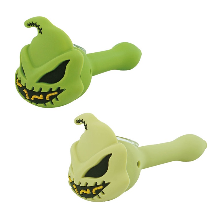 

Mini silicone water pipes smoking oil rig bong hand pipe 4.6'' Length hookah dab rigs