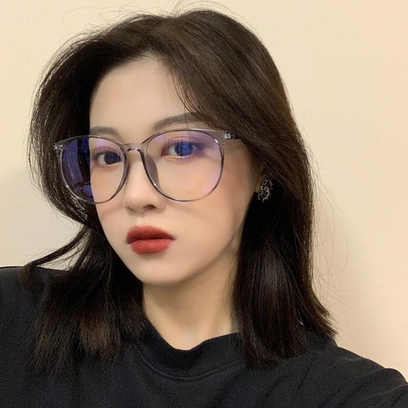 

Sunglasses Transparent Computer Glassess Blue Light Blocking Women Clear Glasses Pink Fashion Bluelight Circle Anti