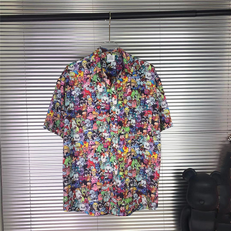 

Full Tags Shirt Men Women 1 High-Quality Shirts Slightly Loose Blouse, White;black
