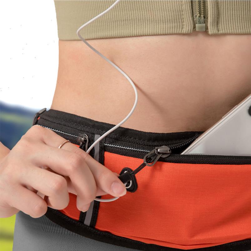 

running waist men canvas sports bags jogging waterproof portable outdoor phone holder belt women fitness sport accessories