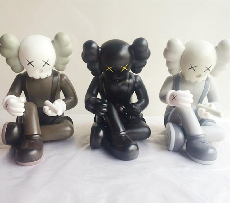 

HOT 20CM 0.6KG Originalfake KAWS Companion Long nose man Figure With Original KAWS Box Action Figure model decorations gift