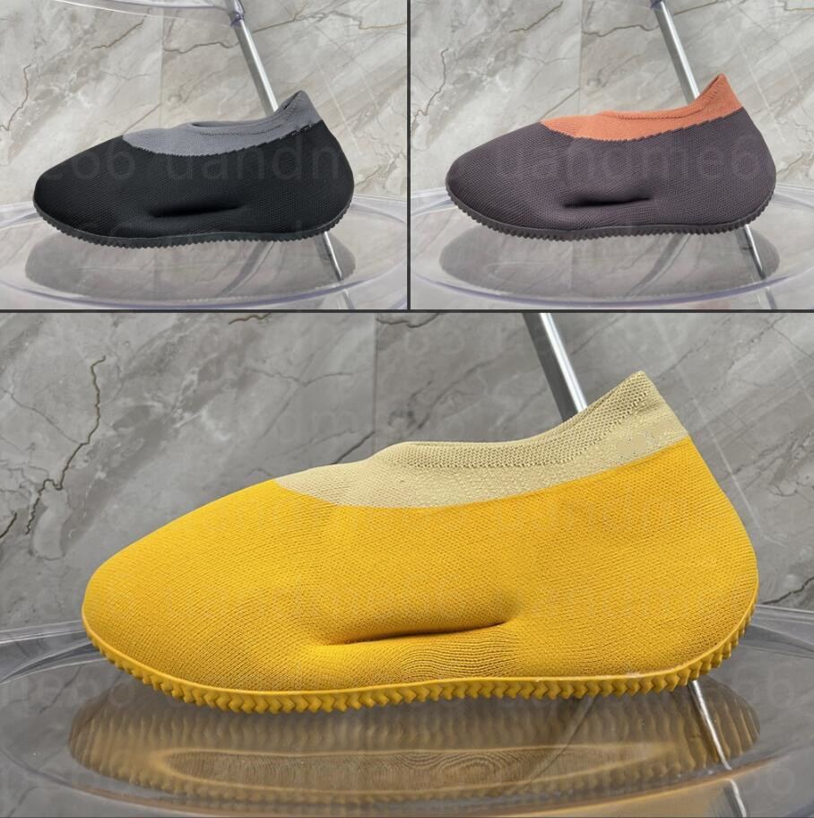 

With box 2022 Knit Runner PK Version men women shoes RNR slip on breathable trainers Sulfur black yellow Stone Carbon Brown fashion sneakers outdoor 36-48