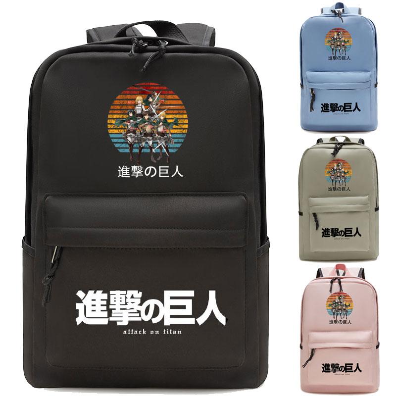 

Backpack Attack On Titan Students Boys Girls Bags Fashion Pattern Schoolbag Teens Daily Travel Bag