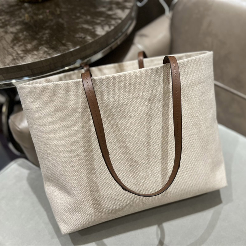 Sac de Shopping en toile de qualité supérieure, sac à main de mode, grand fourre-tout pratique pour femmes, sacs à bandoulière taille 38x30cm