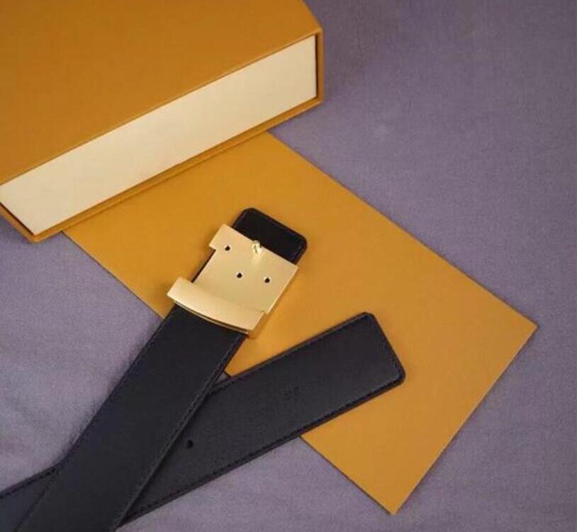 

Men Designers Belts Classic fashion casual letter smooth buckle womens mens leather belt width 3.8cm with NO BOX
