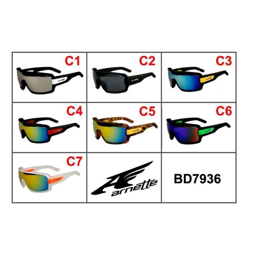 

ARNETTE large frame one piece sports glasses riding sunglasses bd7936, Black