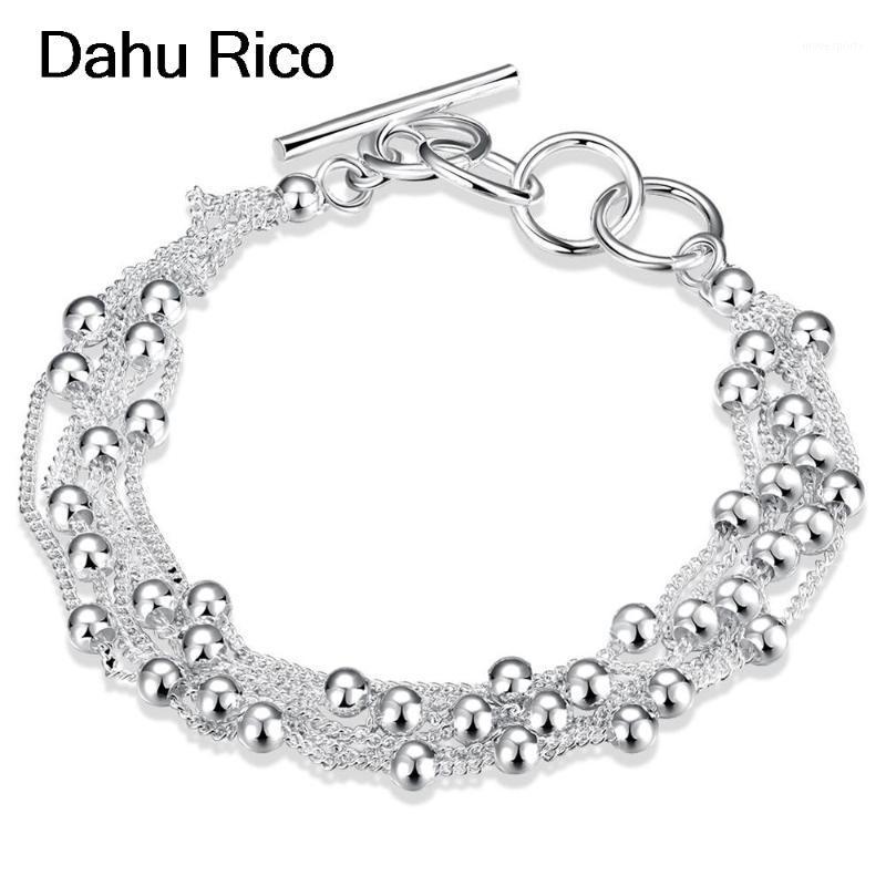 

Charm Bracelets 6 Rope Polished Bead Kralen Pulseira Braclets Wedding Kpop Hombre Homme Plaque Egito Trendy De Luxe Cuba Dahu Rico1