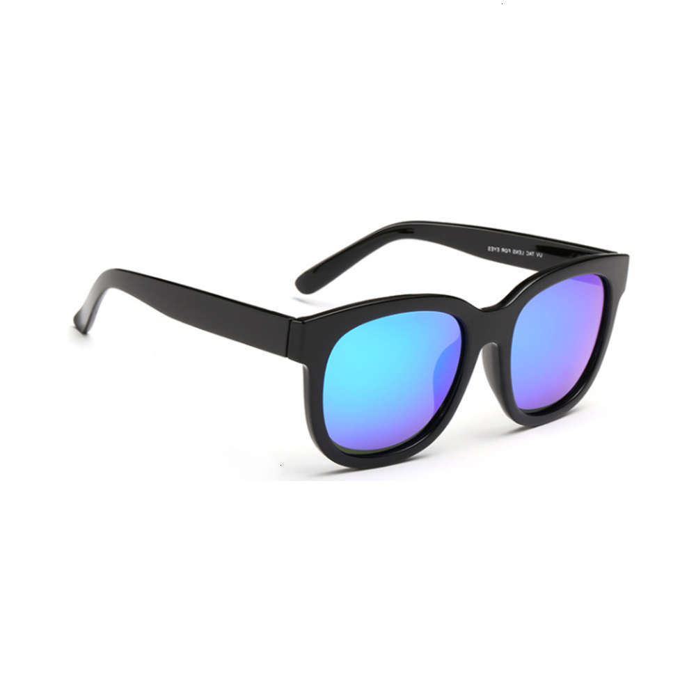 

Highend accessories Latt Fashion Men Mirror Tr Large Square Sunglass Women Polarized Sun Glass, Black