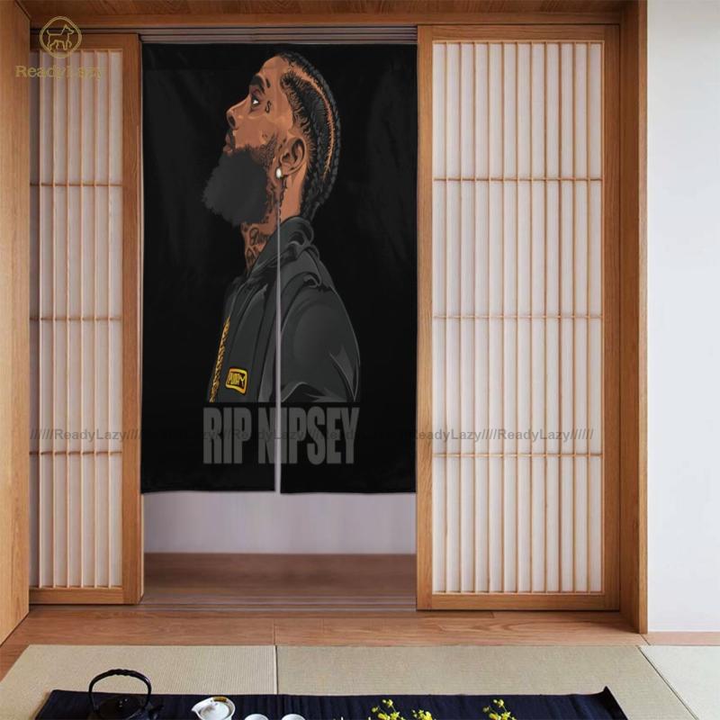 

Nipsey Hussle Curtains Ornament Modern Door Curtain Bedroom Double & Drapes