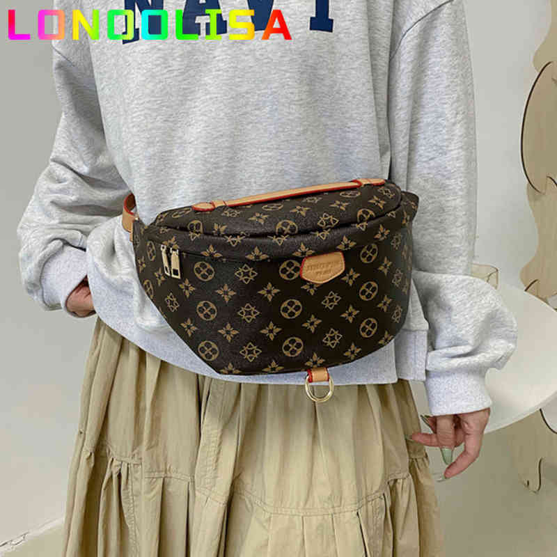 

Crossbody Bag Women's Presbyopia Fanny Pack Female Waist Shoulder Chest Sac Luxury Designer Handbag Lady Ins Large Belt Wallet 1218