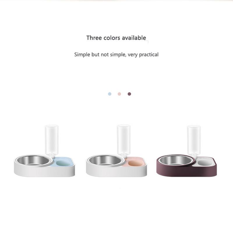 

Cat Bowls & Feeders Pet Dog Bowl With Moisture Proof Mouth Dua Purpose Feeding Basin Automatic Drinking Four Seasons Comedero Perro