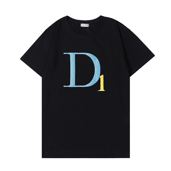 

T Shirt short sleeve round neck blouses sweatshirt summer street Hip hop sleeved top Letter 100% Cotton Men and women Plus size s-3xl