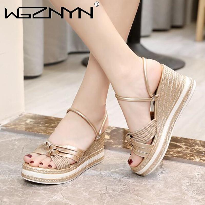 

Dress Shoes 2021 Summer Platform Woman Sandals Flat Sandalias Mujer Thin Strips Gladiator Beach Ladies Flip Flops Slides, Black