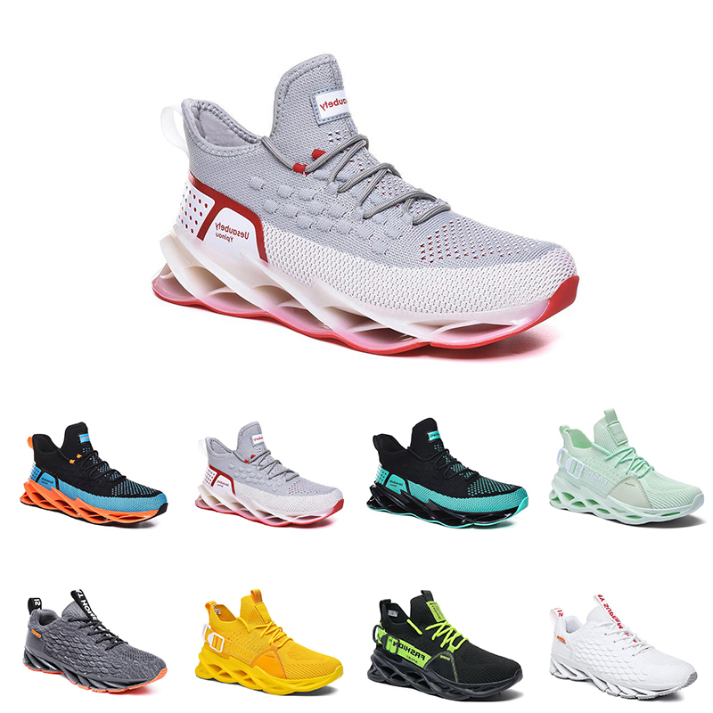 

men running shoes fashion trainer triple black white red navy university blue mens outdoor sports sneakers color thirty-four, 10