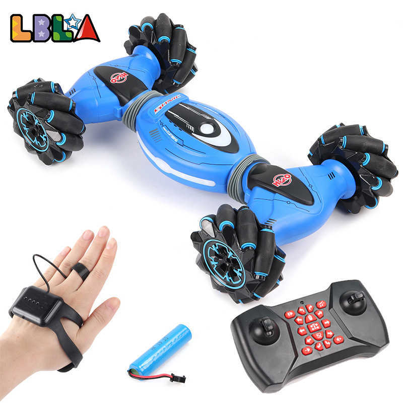 

LBLA Gesture Induction Remote Control Stunt RC Car 4wd Twisting Off-Road Vehicle Light Music Drift Dancing Driving Toy for Kids 210706