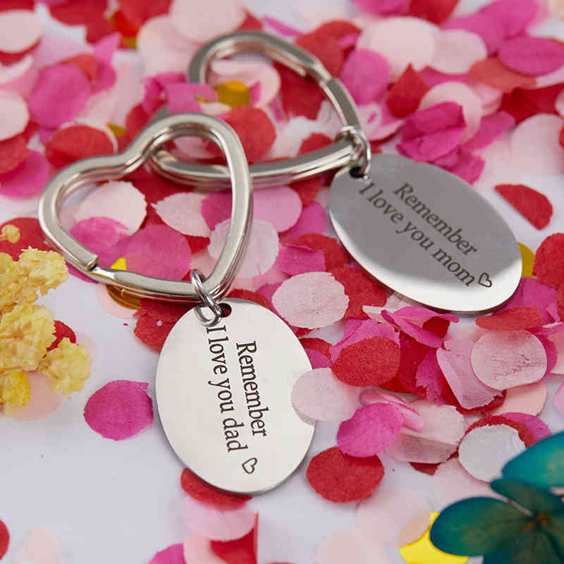 

Keychain Forget i Love You Mother Father Daughter Son Mother/father Birthday, Silver