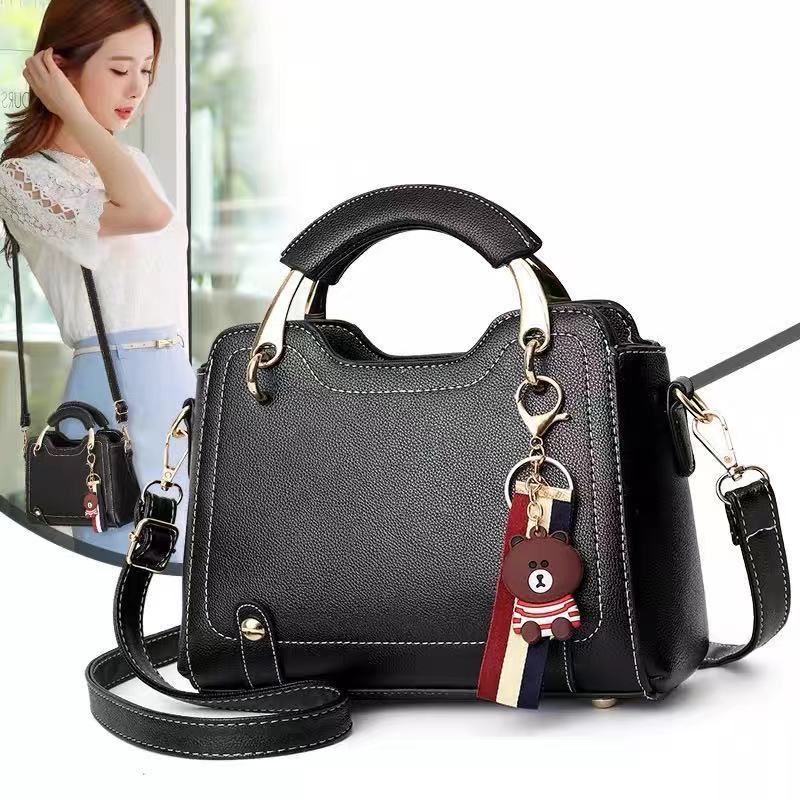 

Women Fashion Handbag Crossbody Bags Shoulder Tote Bag Litchee Pattern Genuine Leather Braided Bicolor Strap Capucines Handbags Purse, A4