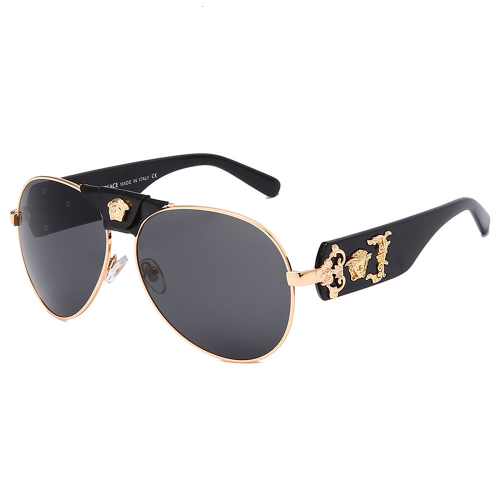 

ve2150 large frame beauty head sunglasses for men and women, White;black