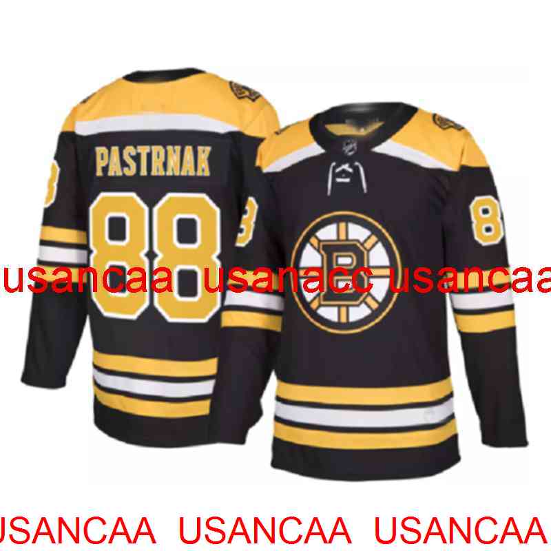 

Stitched Boston Bruins #88 David Pastrnak Jersey Men Women Youth custom any name number, Black