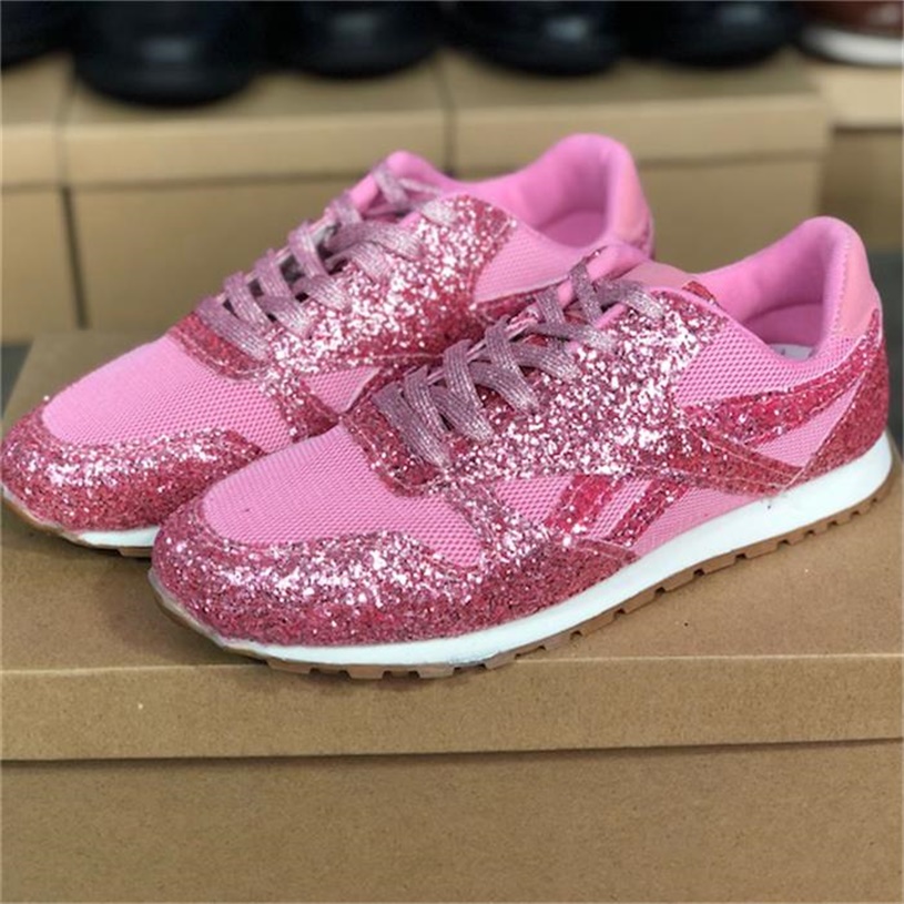 

Latest Women Shoes High Quality Silver Spring Sneakers Chic Sequins Casual Sports Shoe non-slip Rubber Outsole Size 35-43 001, Color 2