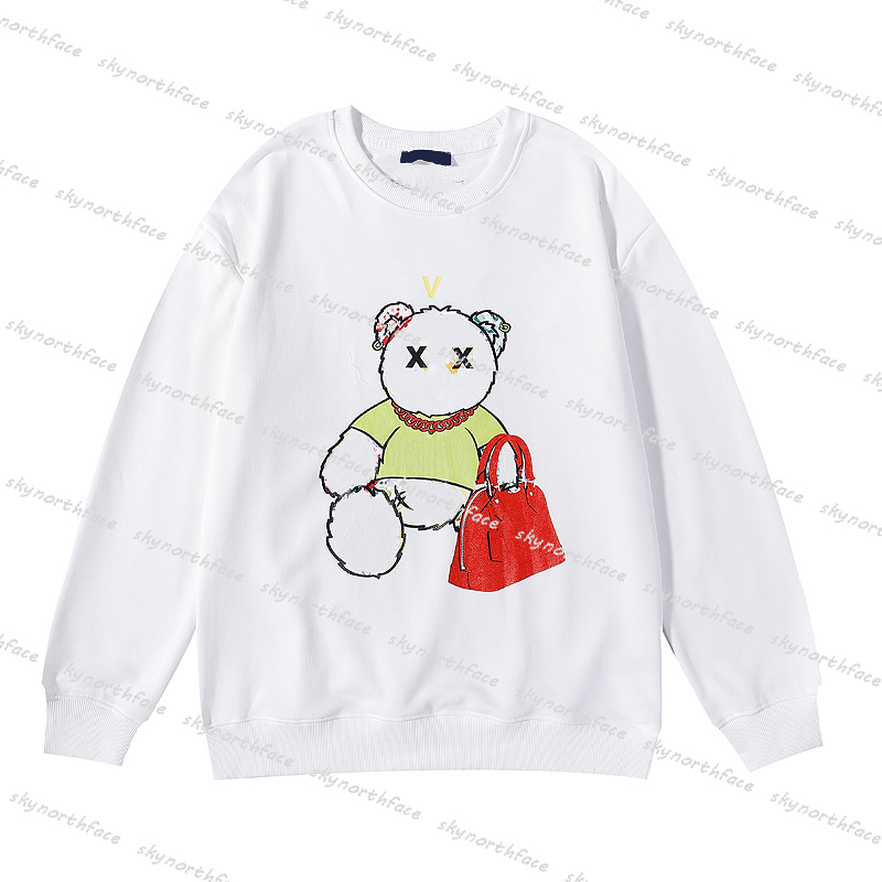

21ss Autumn Winter Mens Designers Sweaters For Women S Clothing Fashion Bear Pattern Woman Hoodies Long Sleeve Sweatshirts Pullovers Good, Extra cost
