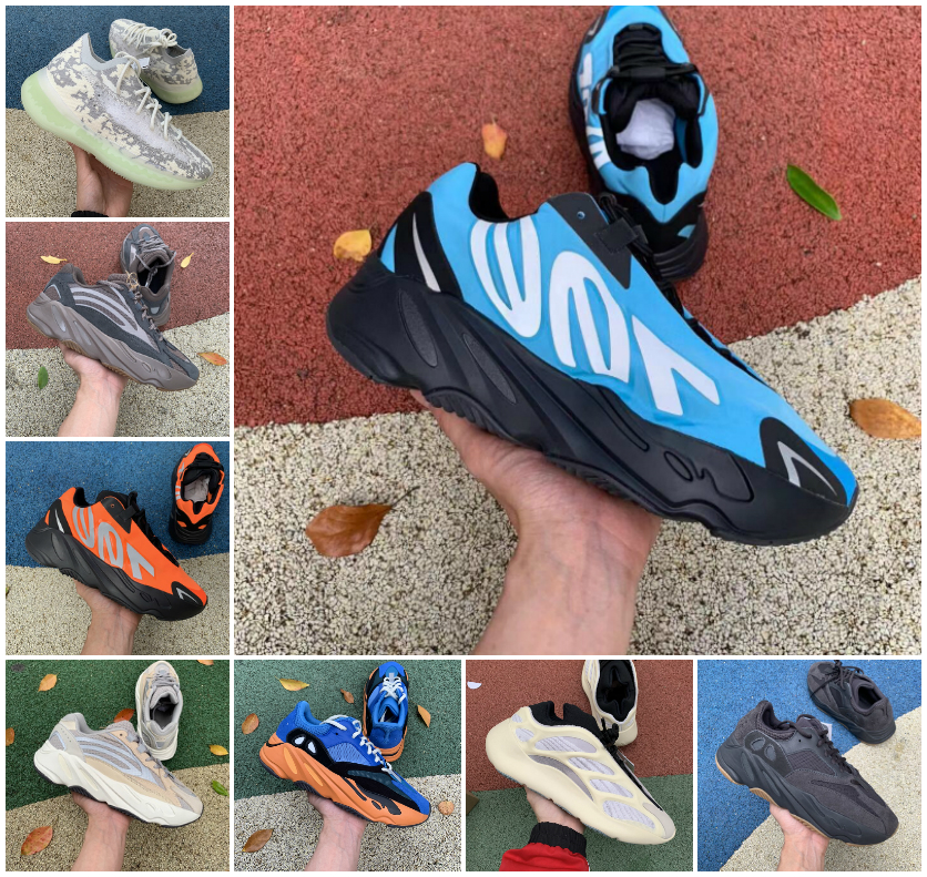 

Cream sun 700 men women reflective running shoes 700s Solid Grey teal bright blue orange analog runner sneakers Inertia magnet utility black Enflame Amber trainers, Bubble package bag