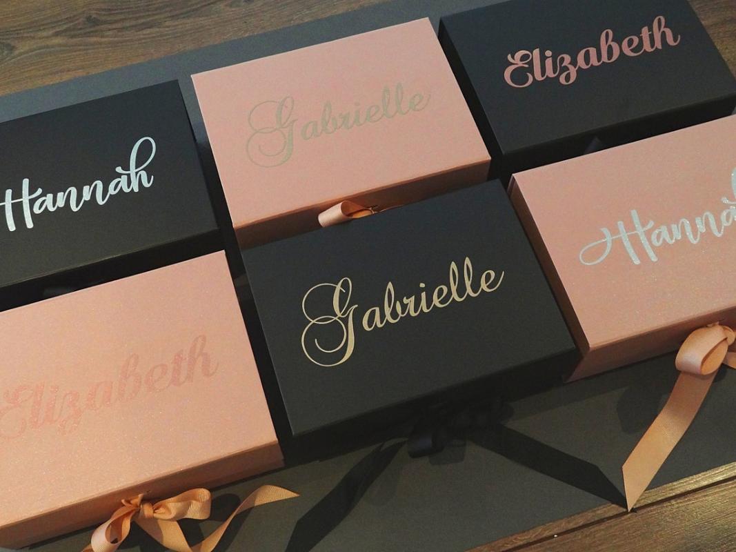 

Gift Wrap Large Box, Personalized Bride Boxes With Lids, Wedding Favor, Bridesmaid Proposal, Birthday Custom Groom Box