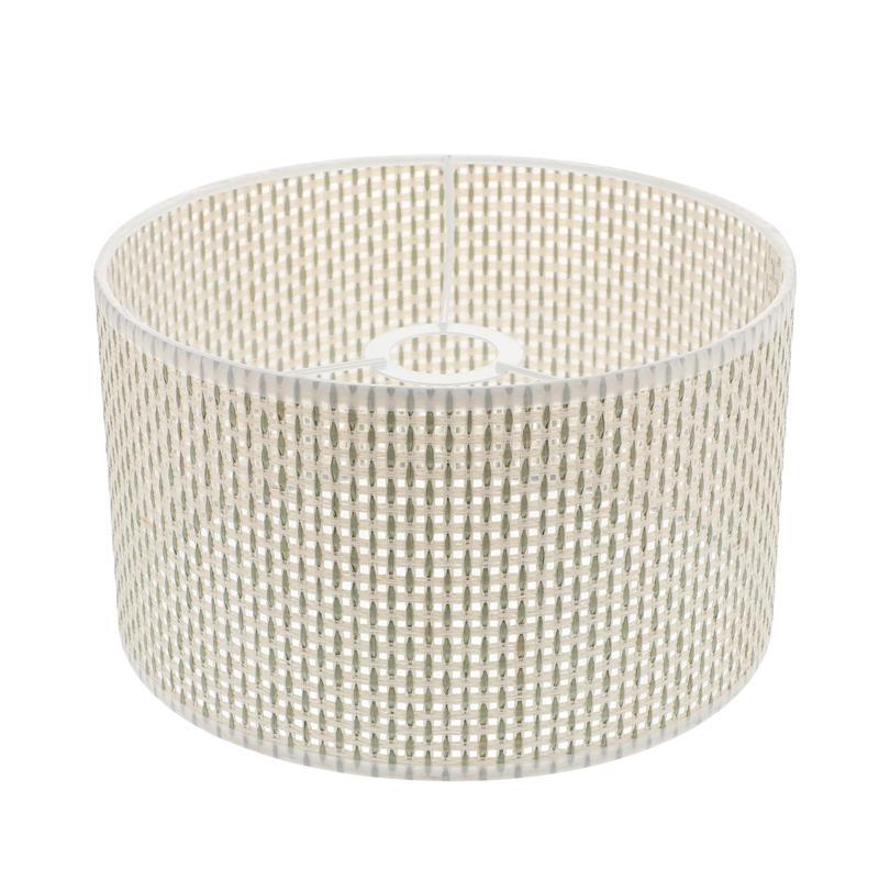 

Lamp Covers & Shades E27 Modern Imitation Rattan Woven Lampshade Hanging Cover Pendant Table Standing Shade Decoration