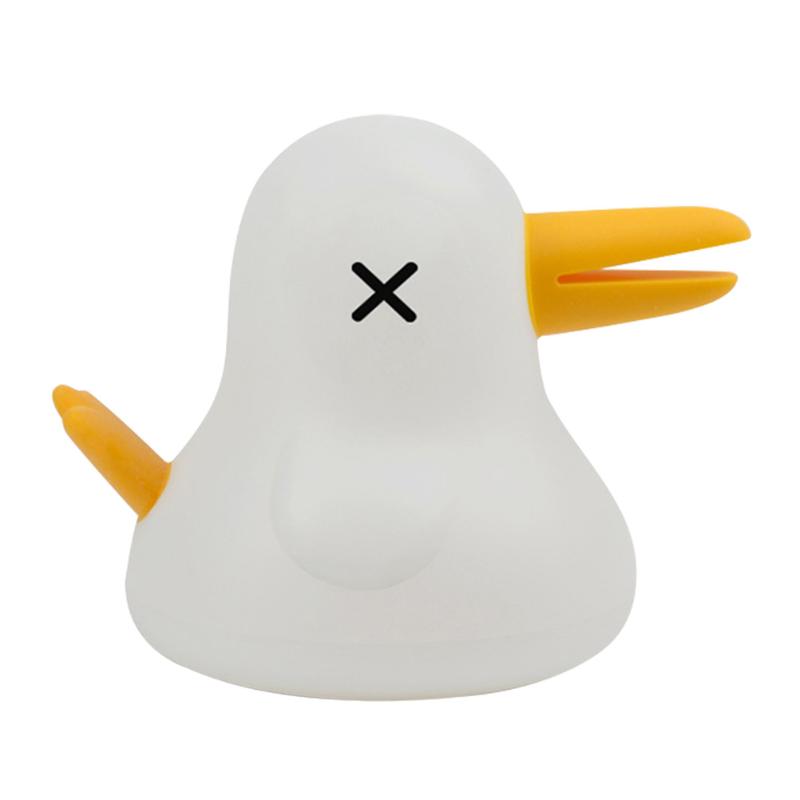 

Night Lights 1Pc Kiwi Bird Light Bedroom Bedside USB Silicone Atmosphere (White)