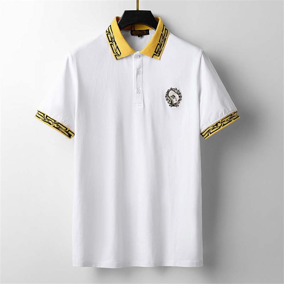 

2022Summer Clothes Luxury Designer Polo Shirts Men Casual Polo Fashion Snake Bee Print Embroidery T Shirt High Street Mens Polos Size -3XL #40
