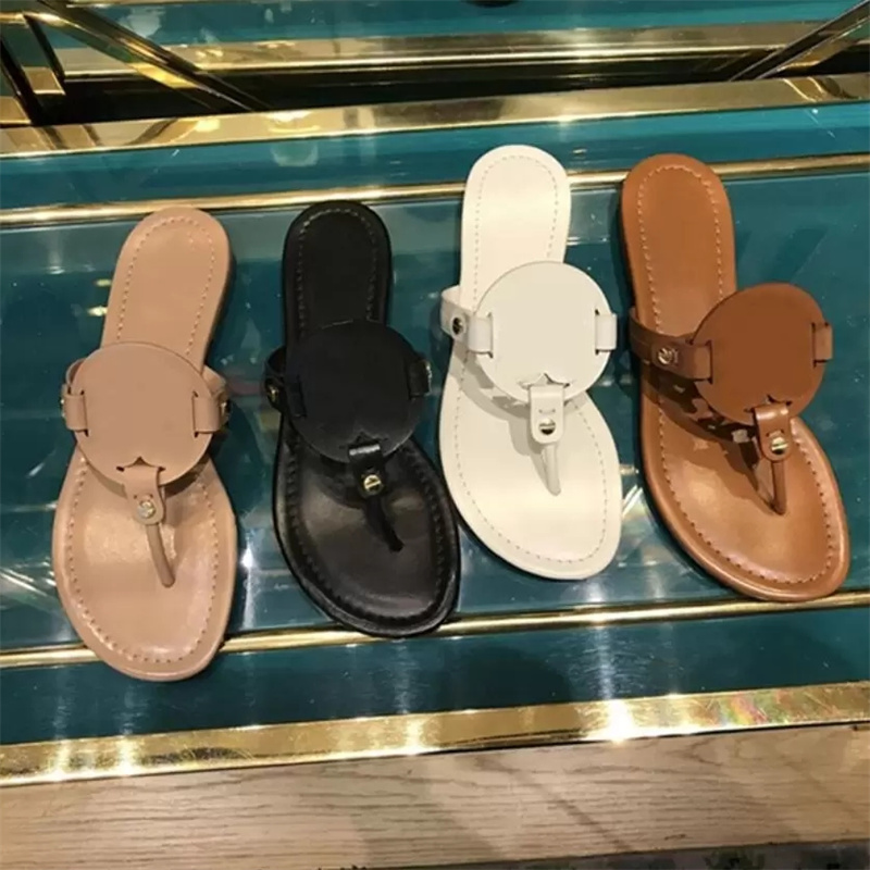 

Original Style 2022 Luxurys Designer Slipper Women Brands Open Toe Flip Flop Sandals Summer Classic Fashion Flat Anti-skid Slippers Beach Shoes comfortable, #2