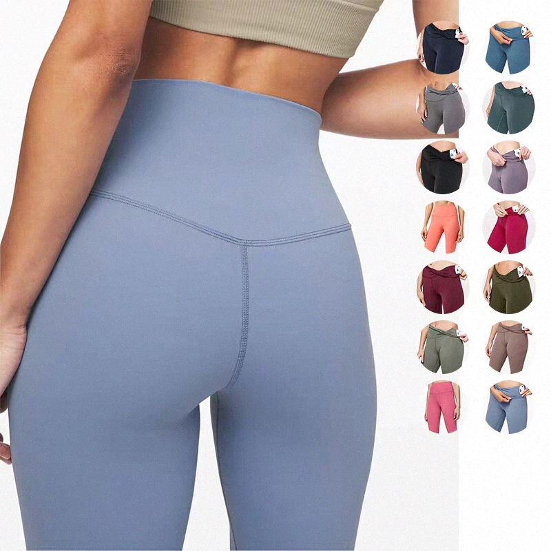 

lu-25 32 womens yoga leggings suit pants High Waist Align Lu Sports Raising Hips Gym Wear Elastic Fitness Tights Workout fitness sets u60R#, Black