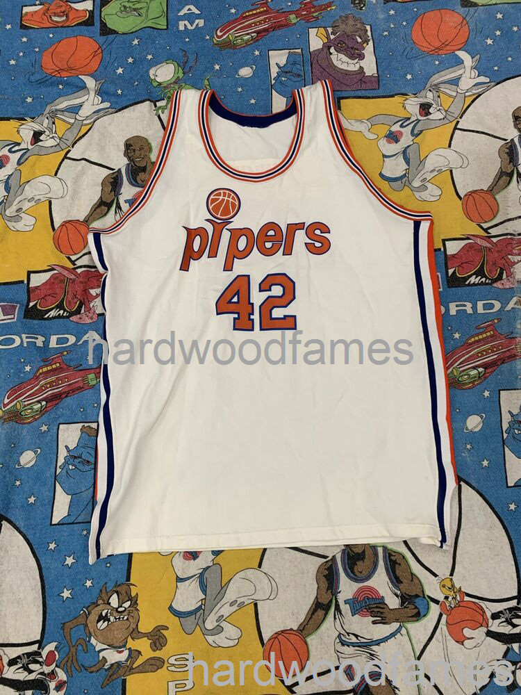

Stitched Connie Hawkins Pipers Basketball Jersey Vintage custom men women youth basketball jersey XS-5XL 6XL, White