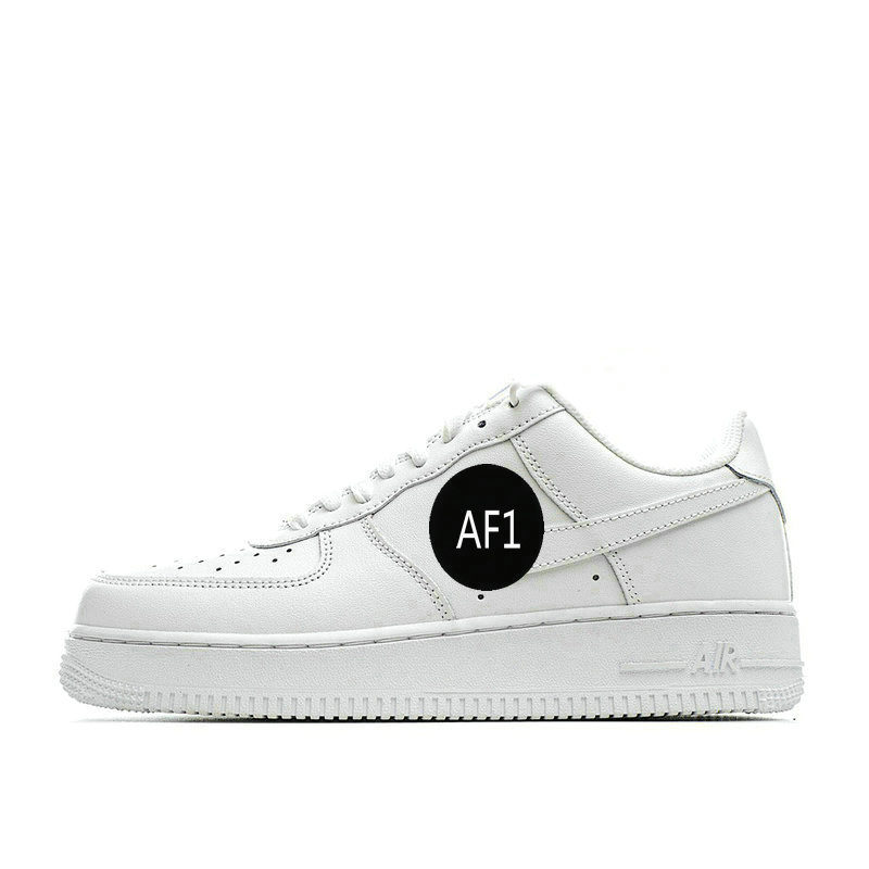 

2021 Boots AF1 Low 07 All White Men/Women/Kids Basketball Shoes 1s Real Cowhide Genuine Leather Youth GS Leisure Sport Sneakers