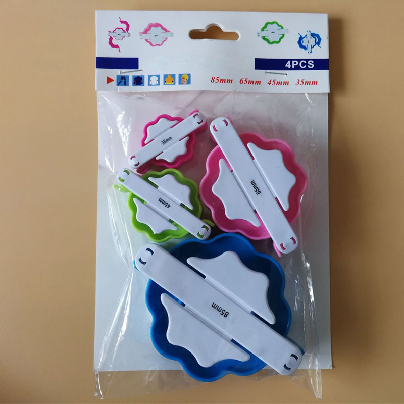 Pompom Maker Sewing Tools Accessory Fluff Ball Weaver Needle Home Supplies DIY Needlework Set Craft Knitting Tool Pompom Set-image-690928601