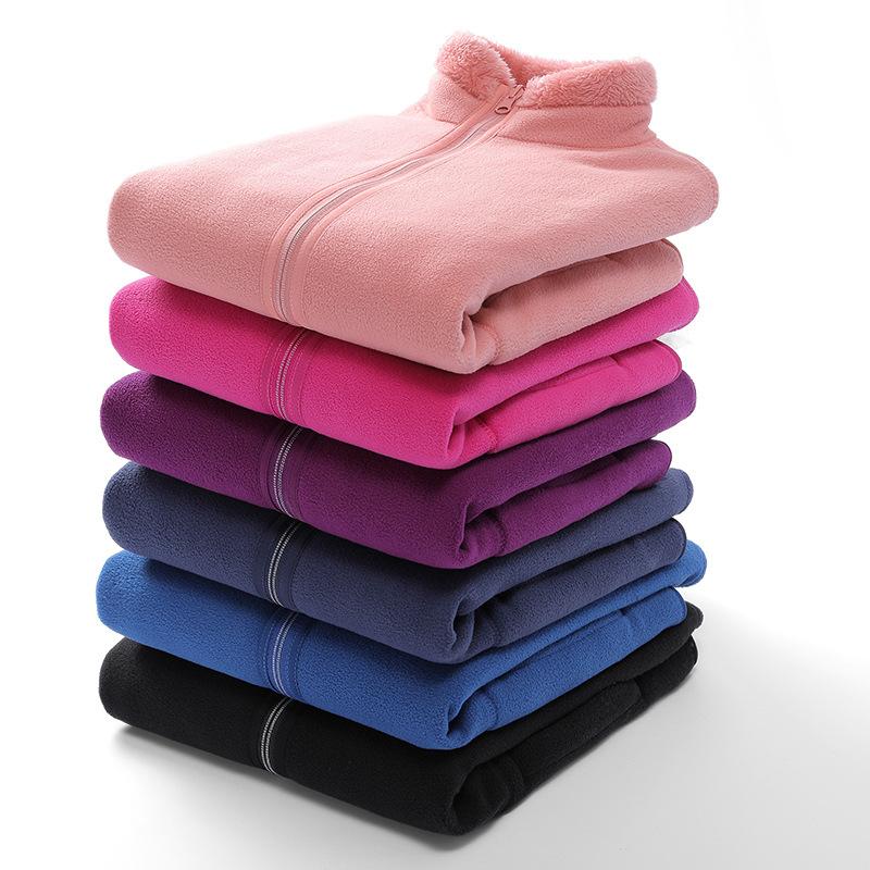 

Women' Jackets 2022 Autumn Winter Women Warm Plus Size Ski Jacket Coat Female Soft Thermal Coral Fleece Reversible Polar, Pink