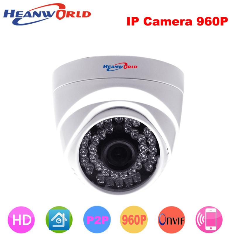 

Cameras Heanworld 960P Dome Camera Mini 1.3MP IP Hd With Night Vision ONVIF CCTV Security Network Home Cam Indoor