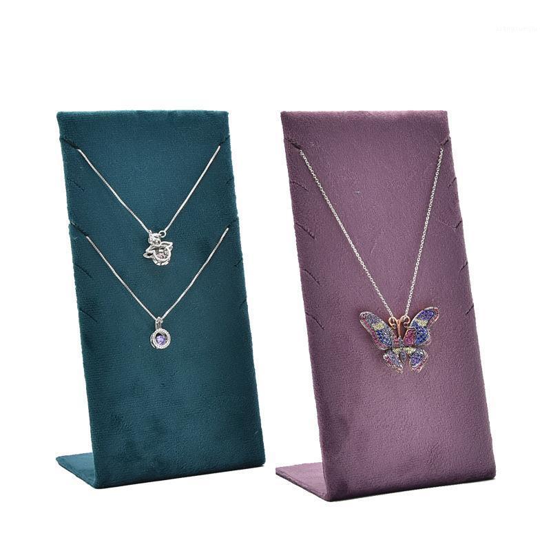 

Necklace Shelf Display Stand Creative Flannel Jewelry Storage Rack Home Props Pouches, Bags, Pink;blue